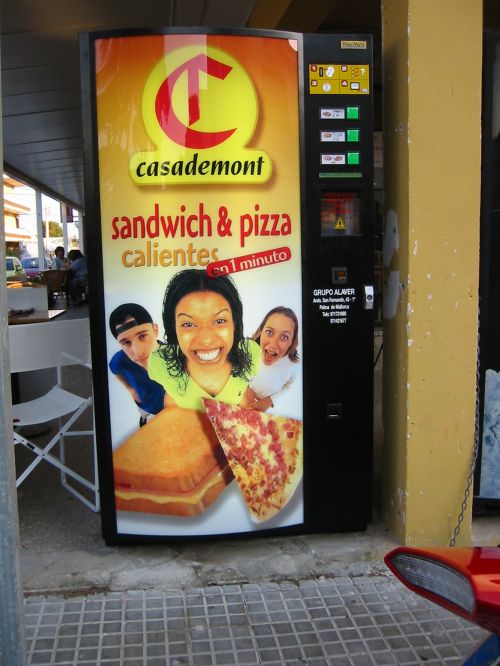 Pizza - und Sandwichautomat