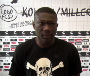 FC St. Pauli-Spieler Youba Diarra im Interview mit fcstpauli.tv (Videosnapshot)