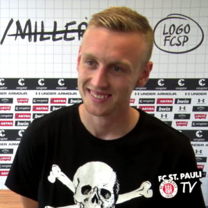 FC St. Pauli-Spieler Sebastian Ohlsson im Interview mit fcstpauli.tv (Videosnapshot)